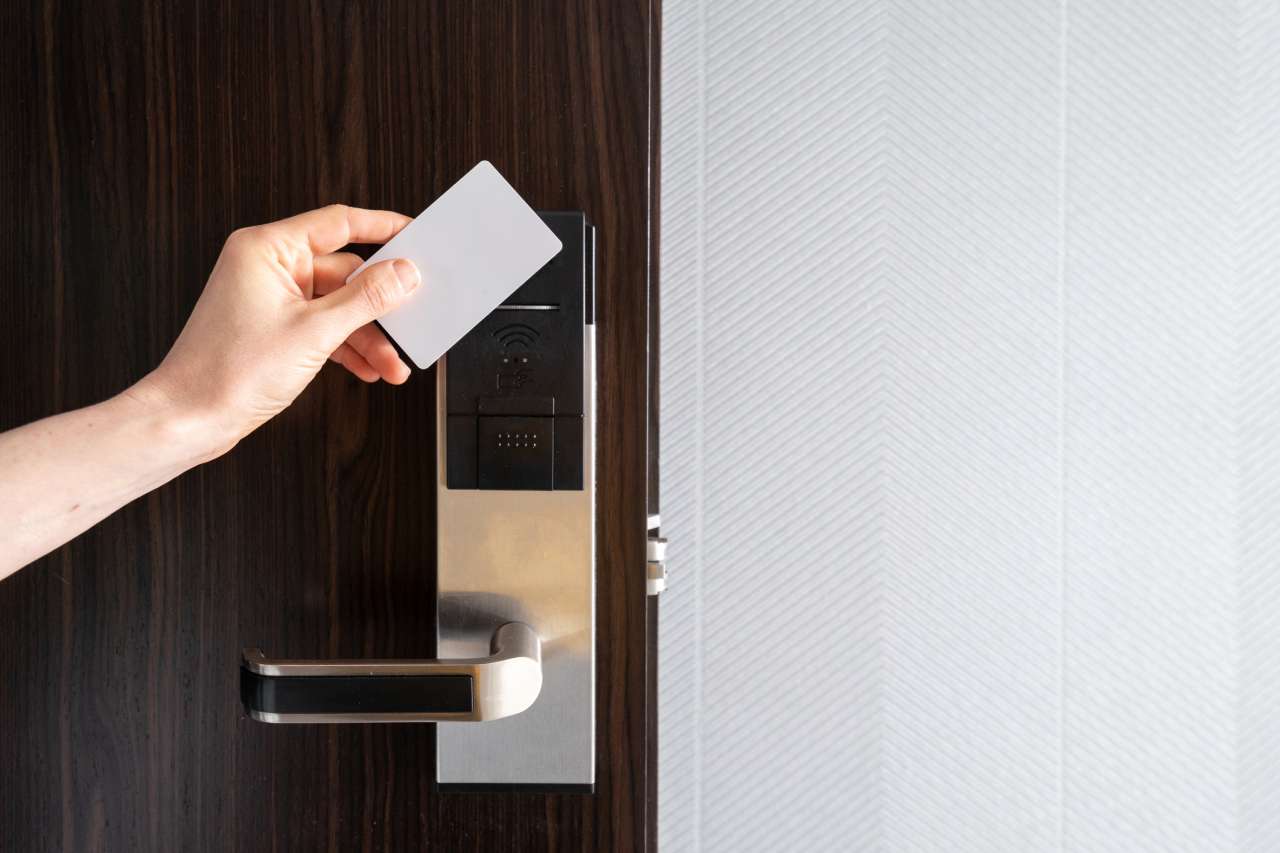 Door Locks - smart card or RFID-based for guest safety